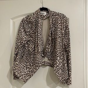 BB Dakota Animal Print Open Jacket/Cardigan